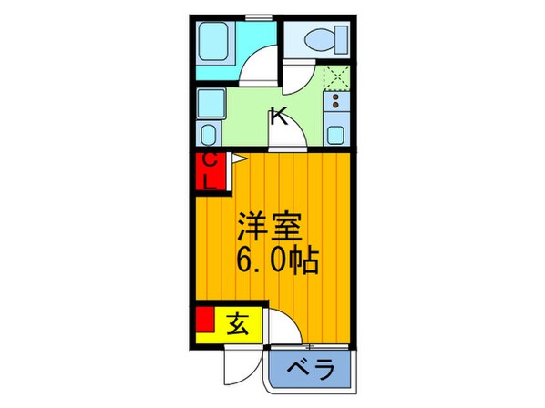 プレヂデントマンションⅠの物件間取画像